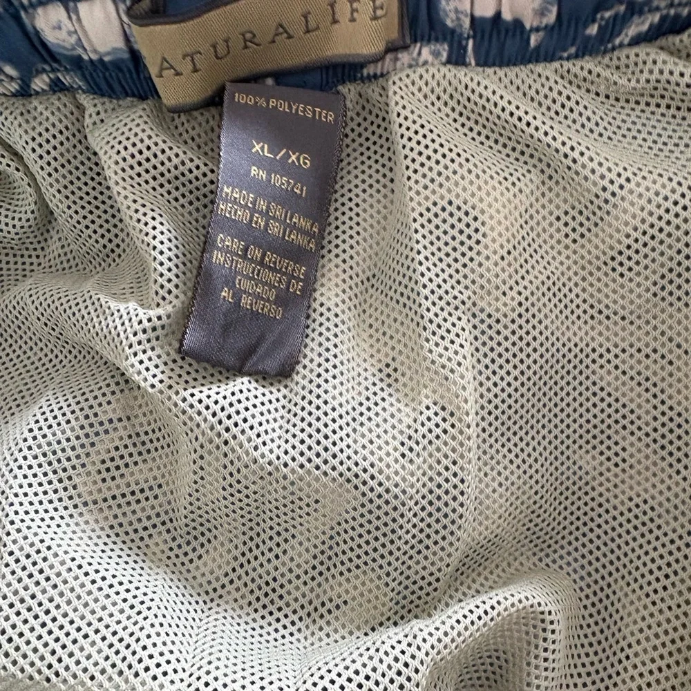 Natural Life Blue Batik Swim Trunks XL